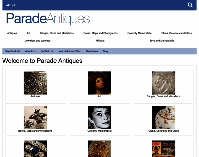 Paradeantiques.co.uk thumbnail