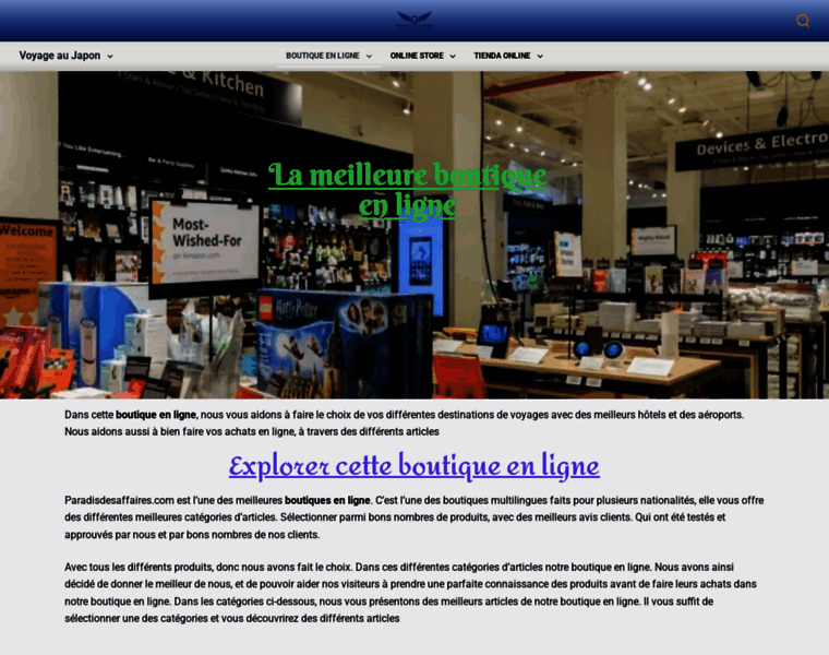 Paradisdesaffaires.com thumbnail
