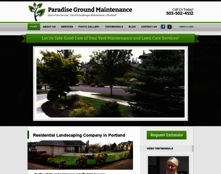 Paradisegroundmaintenance.com thumbnail