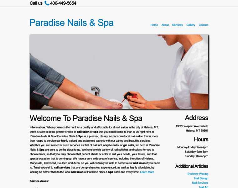 Paradisenailsandspamt.com thumbnail