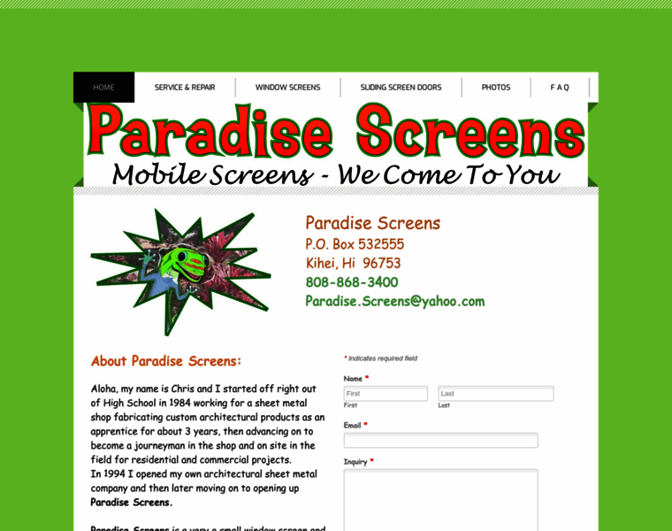 Paradisescreens.com thumbnail