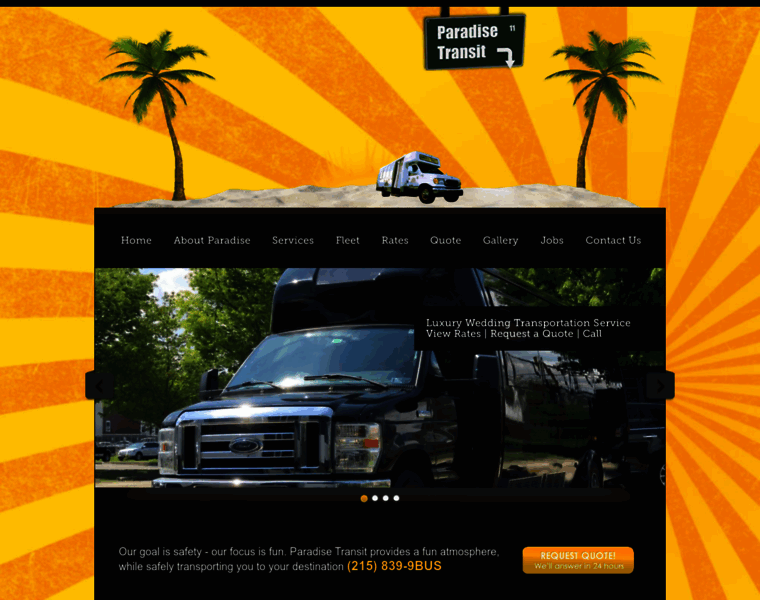 Paradisetransit.com thumbnail
