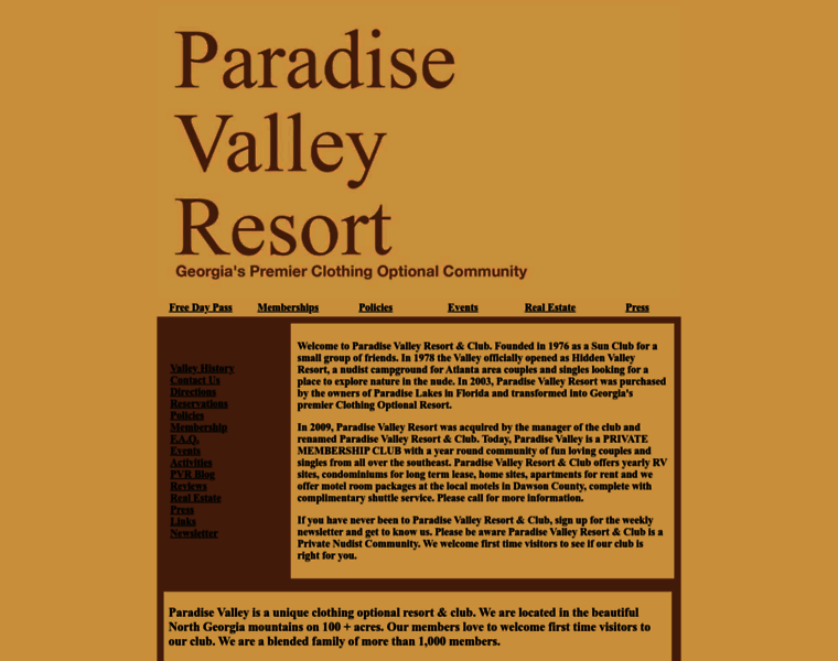 Paradisevalleyclub.com thumbnail
