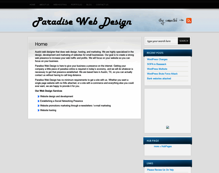 Paradisewebdesign.net thumbnail