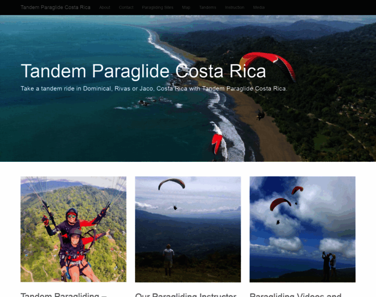 Paraglidecostarica.com thumbnail