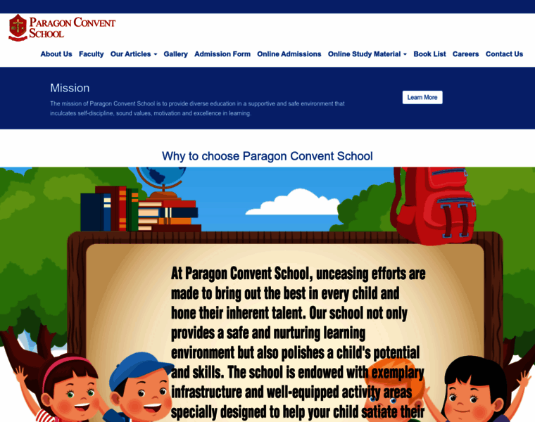 Paragonconventschool.in thumbnail
