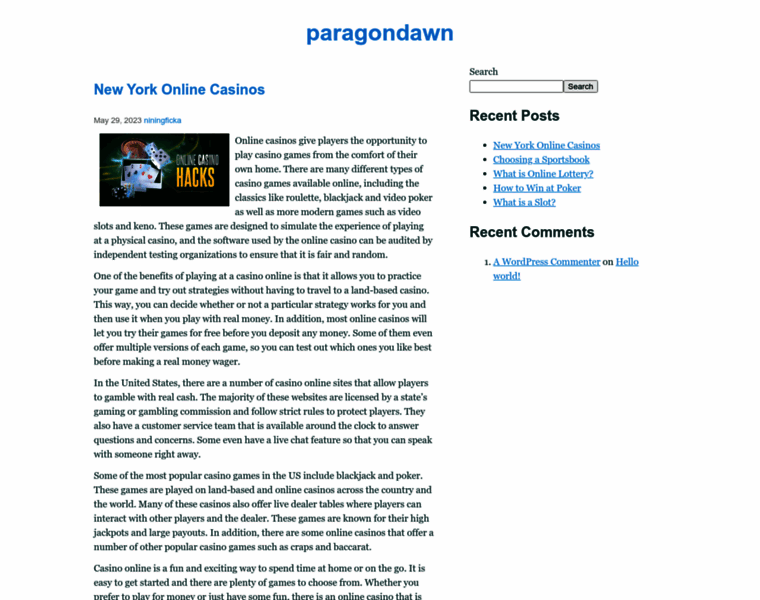 Paragondawn.com thumbnail