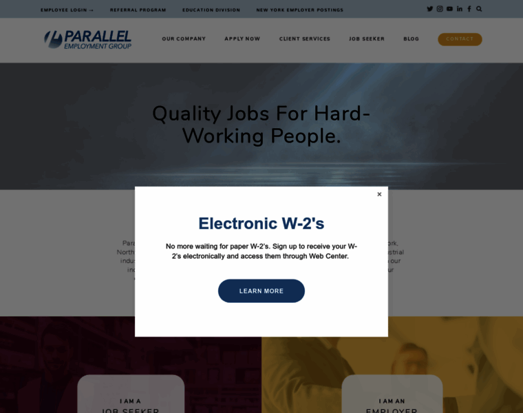 Parallelemployment.com thumbnail