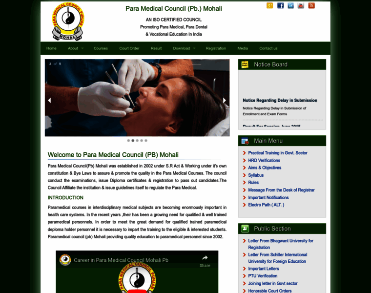 Paramedicalcouncil.com thumbnail