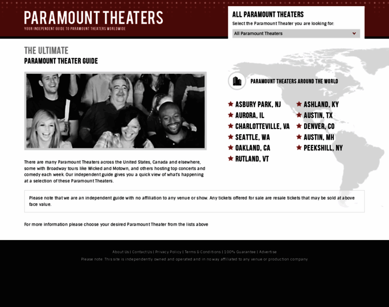 Paramount-theater.com thumbnail