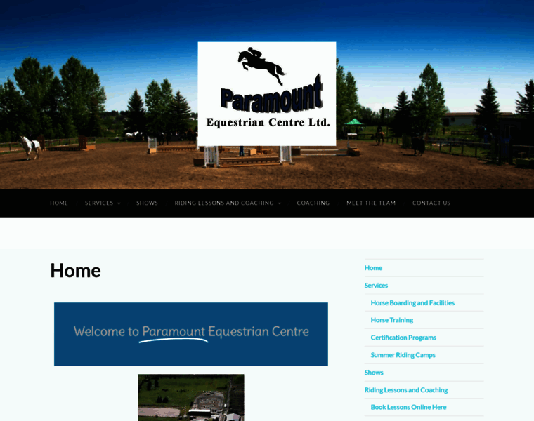 Paramountequestriancentre.com thumbnail