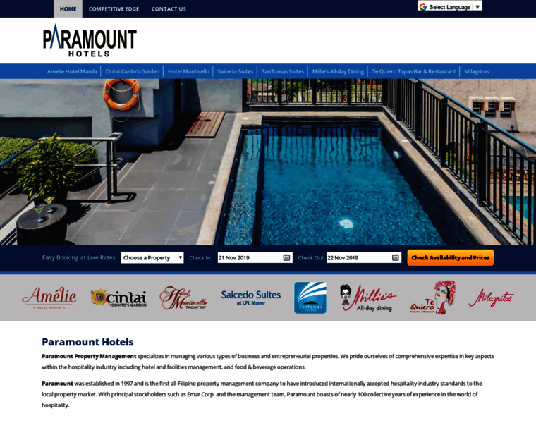 Paramounthotels-philippines.com thumbnail