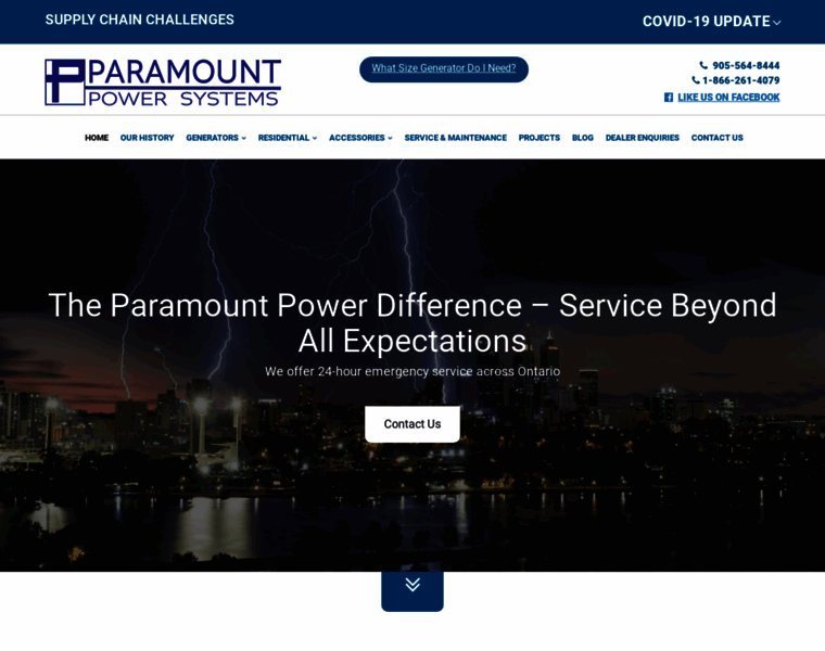Paramountpower.ca thumbnail