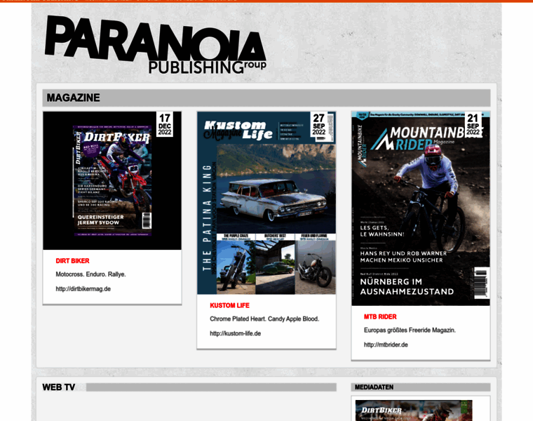 Paranoia-publishing.de thumbnail
