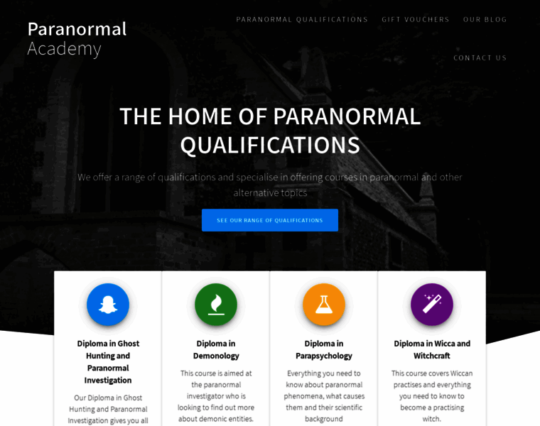 Paranormalacademy.co.uk thumbnail
