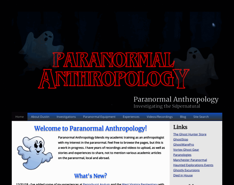 Paranormalanthropology.com thumbnail