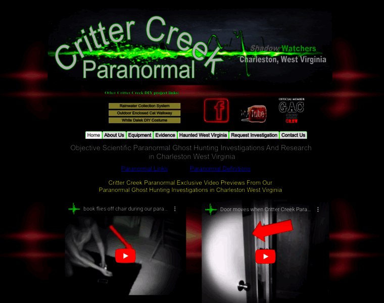 Paranormalwv.com thumbnail