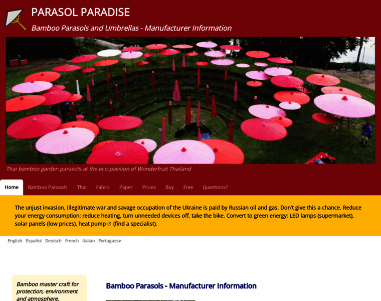 Parasolparadise.com thumbnail
