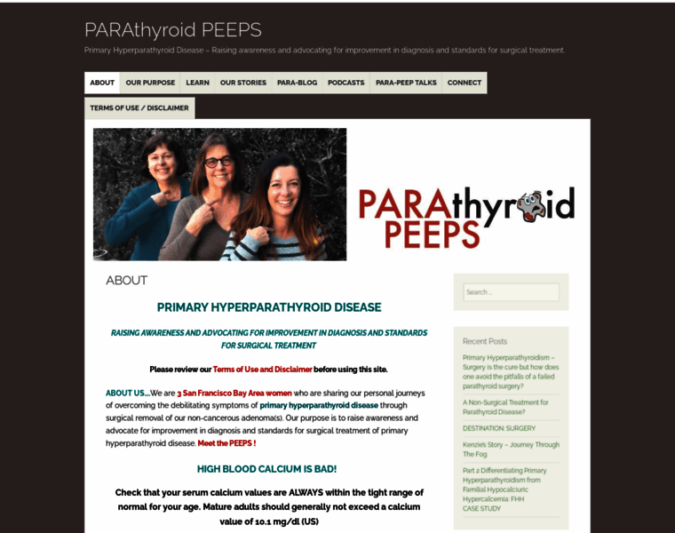 Parathyroidpeeps.com thumbnail