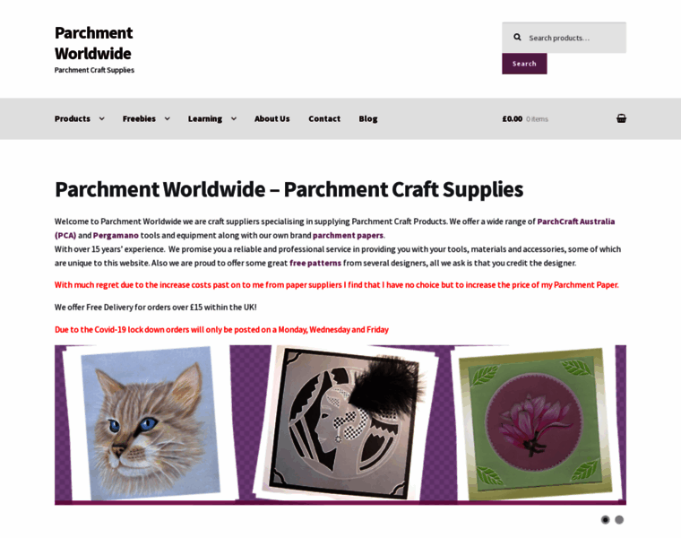 Parchment-worldwide.com thumbnail