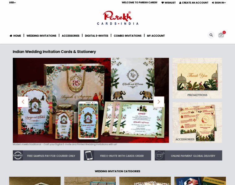 Parekhcards.com thumbnail