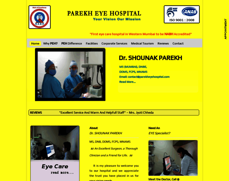 Parekheyehospital.com thumbnail