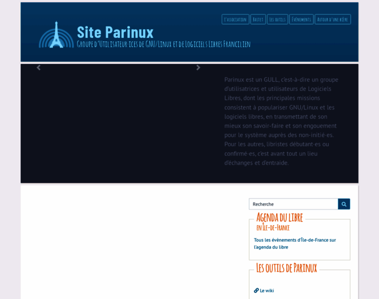 Parinux.org thumbnail