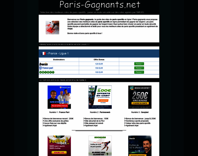 Paris-gagnants.net thumbnail