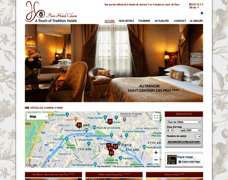 Paris-hotels-charm.com thumbnail