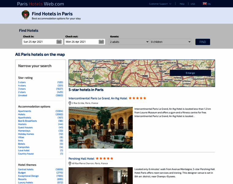 Paris-hotelsweb.com thumbnail