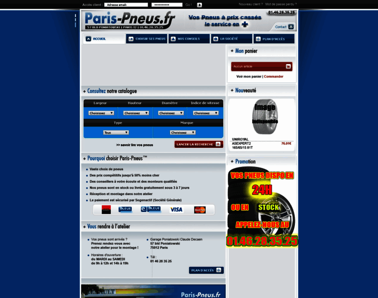 Paris-pneus.fr thumbnail