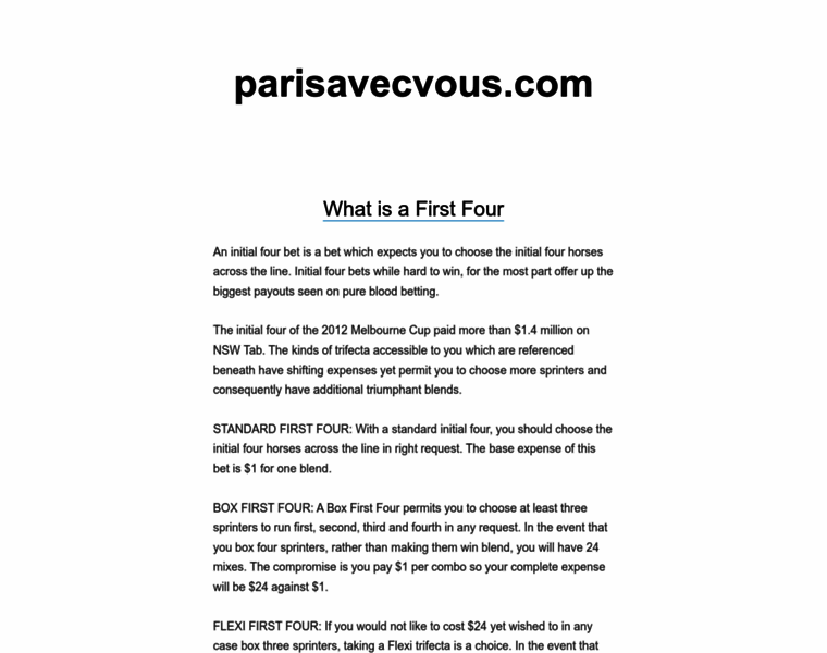 Parisavecvous.com thumbnail
