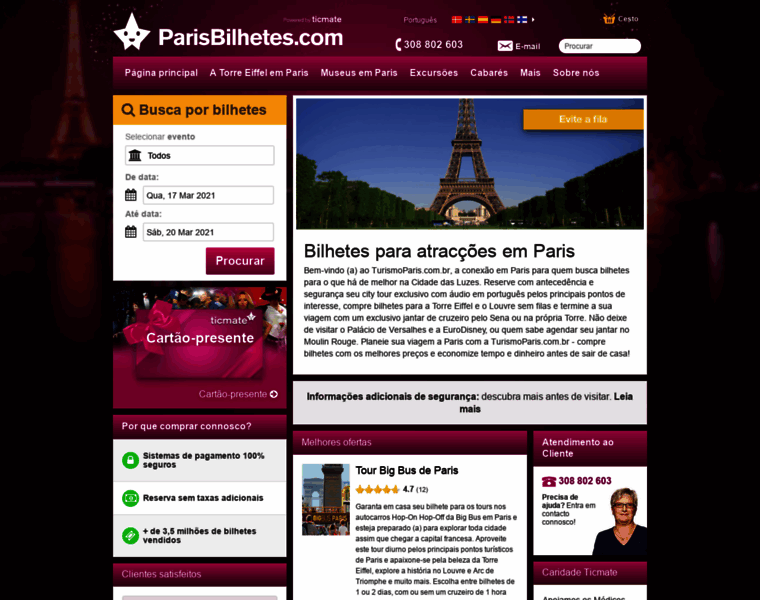 Parisbilhetes.com thumbnail