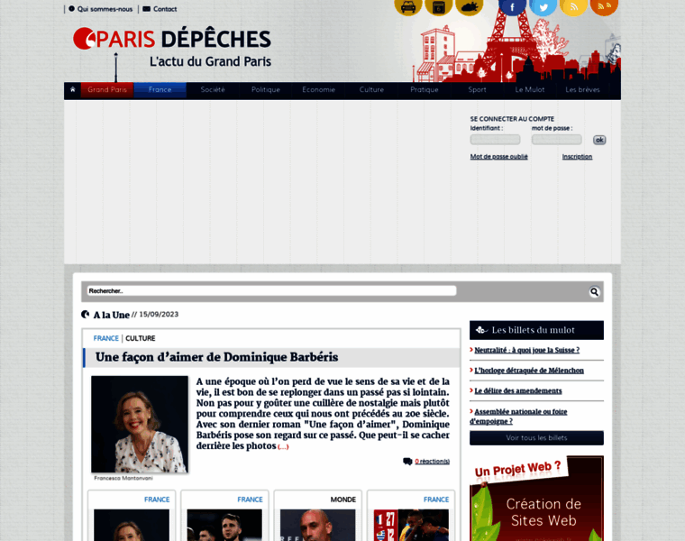 Parisdepeches.fr thumbnail