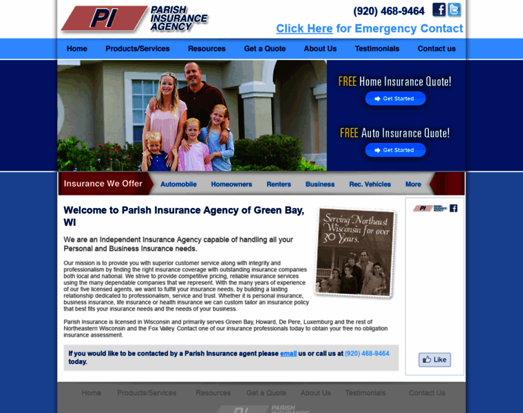 Parishinsurance.net thumbnail