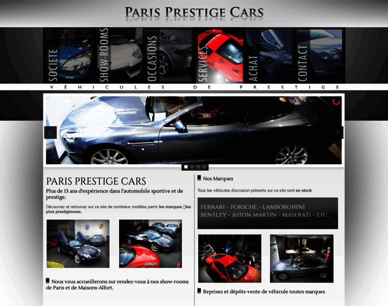 Parisprestigecars.fr thumbnail