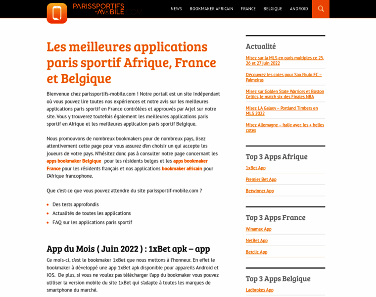 Parissportifs-mobile.com thumbnail