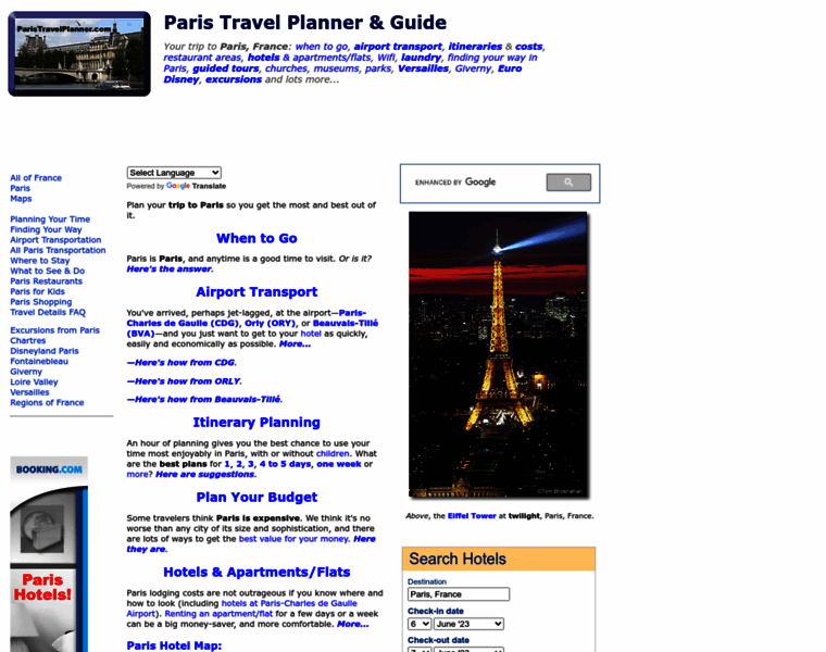 Paristravelplanner.com thumbnail