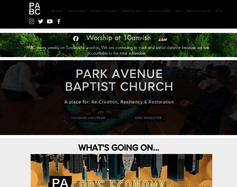 Parkavebaptist.com thumbnail