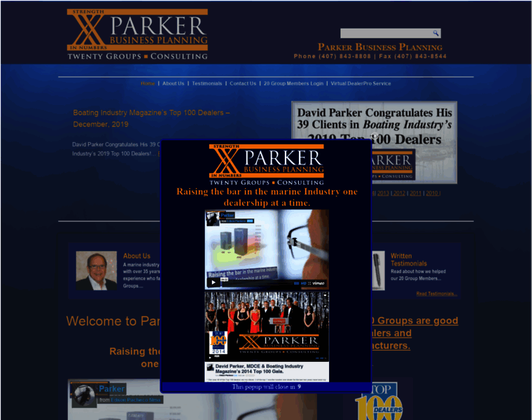 Parkerbusinessplanning.com thumbnail