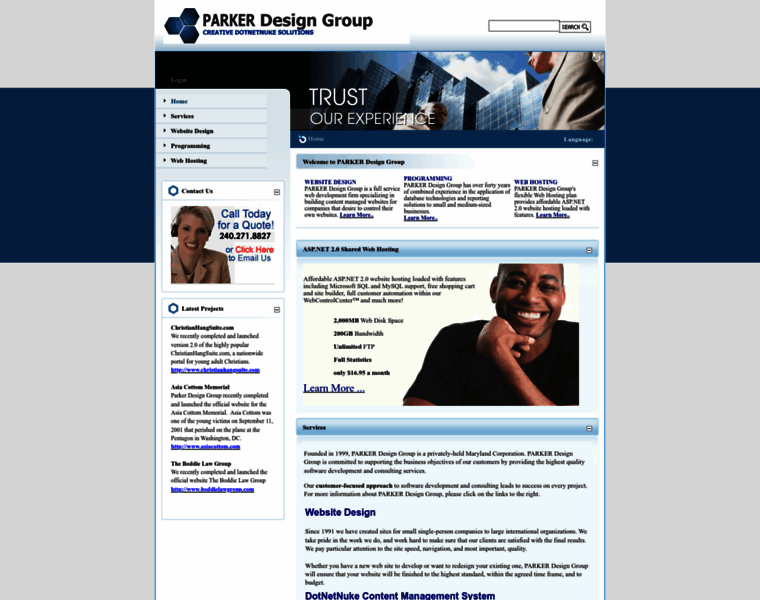 Parkerdesigngroup.com thumbnail