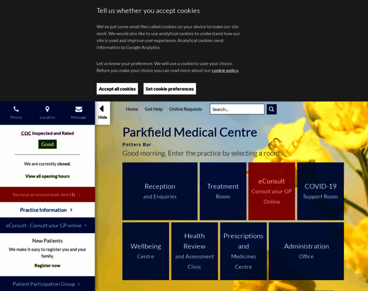 Parkfieldmedicalcentre.co.uk thumbnail