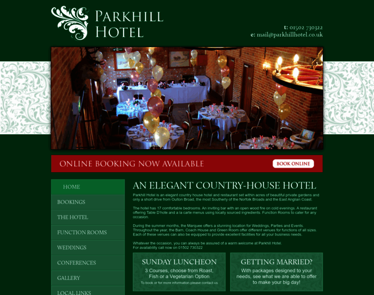 Parkhillhotel.co.uk thumbnail