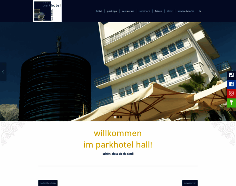 Parkhotel-hall.at thumbnail