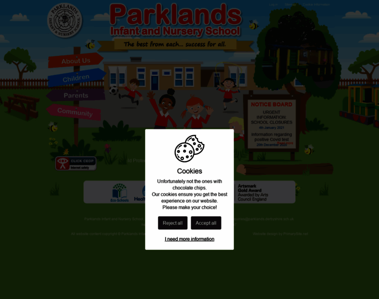Parklands-school.co.uk thumbnail