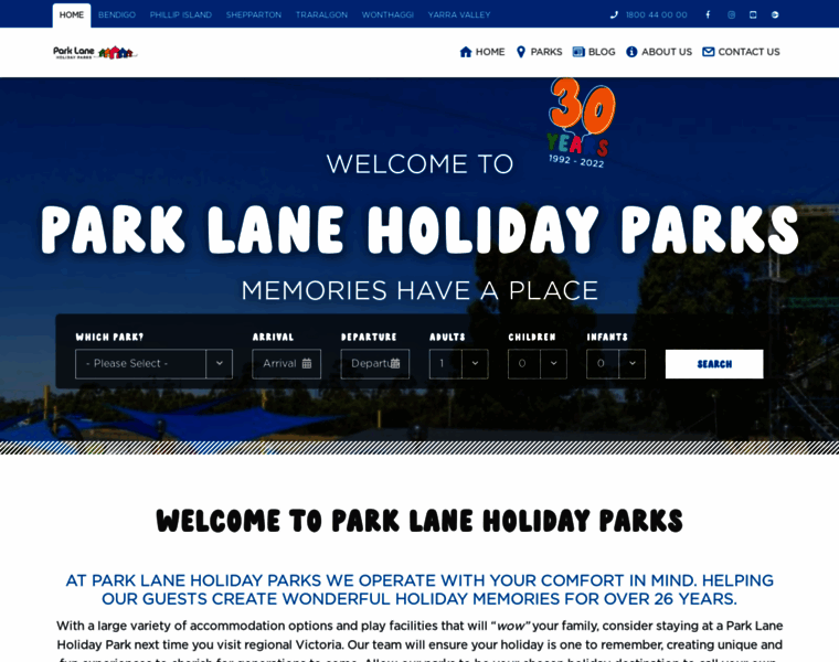 Parklaneholidayparks.com.au thumbnail