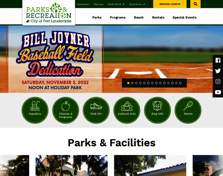 Parks.fortlauderdale.gov thumbnail