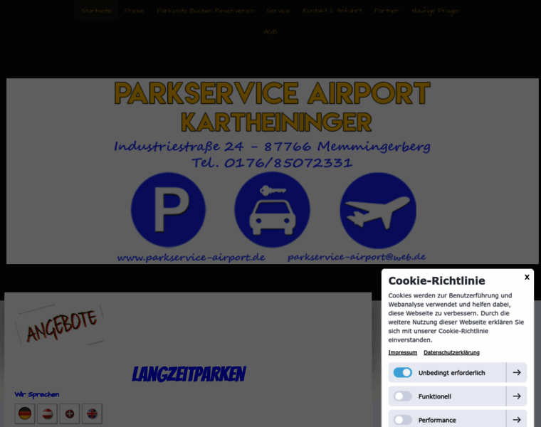 Parkservice-airport.de thumbnail