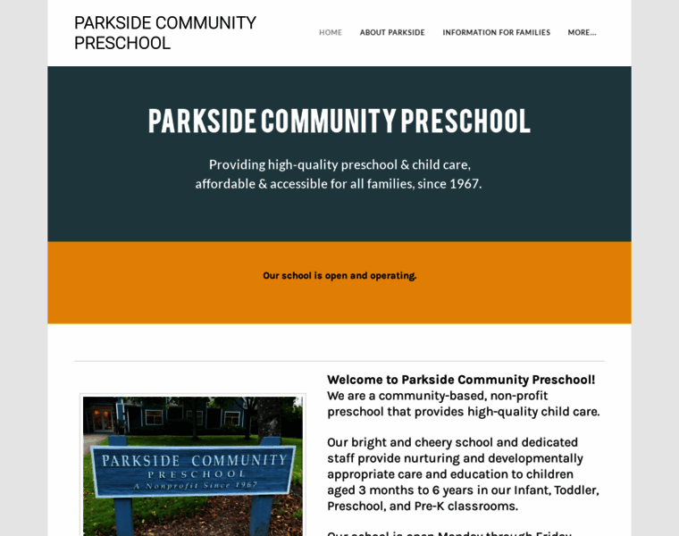 Parksidecommunitypreschool.com thumbnail