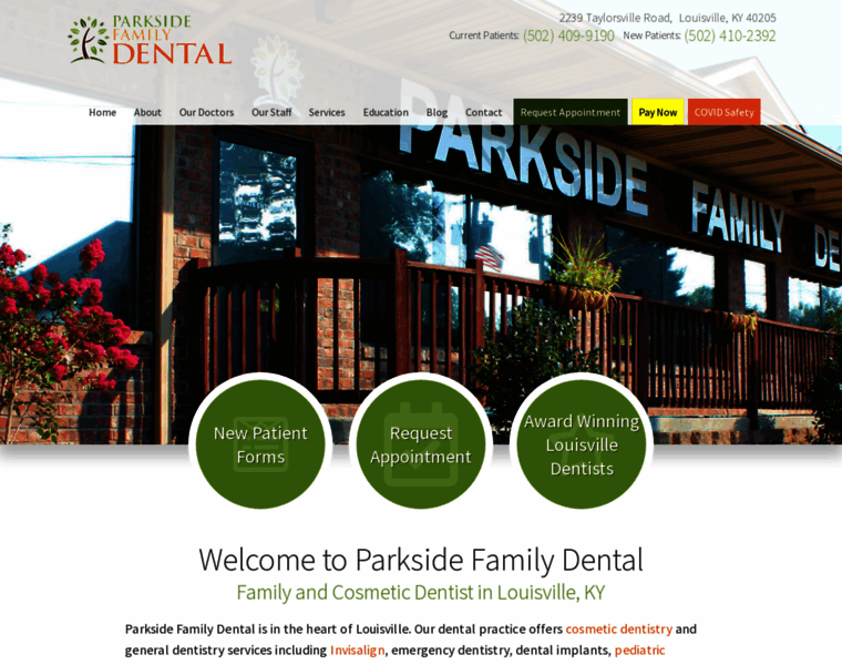 Parksidefamilydental.com thumbnail